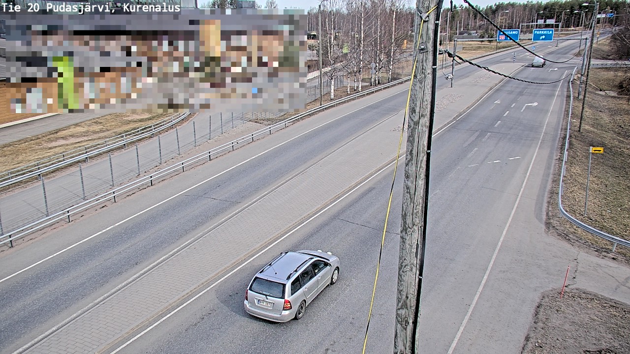 Kelikamerat Kuva Tie 20 Pudasjärvi, Kurenalus, Pudasjärvi, Pohjois-Pohjanmaa