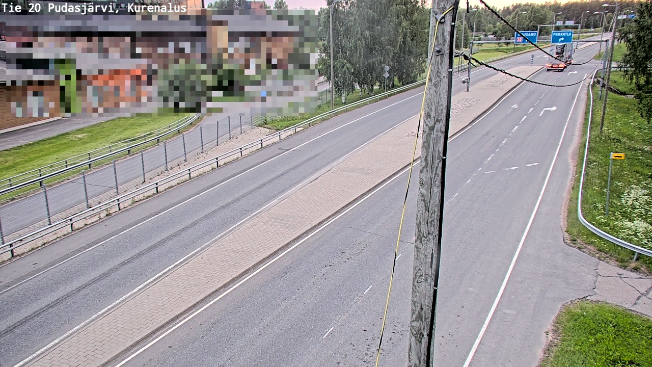 Kelikamerat Kuva Tie 20 Pudasjärvi, Kurenalus, Pudasjärvi, Pohjois-Pohjanmaa