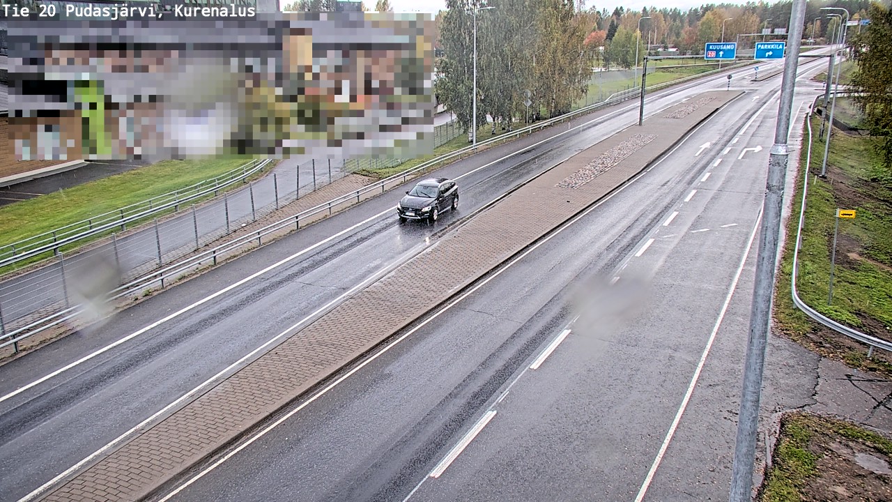 Weather Camera Image Väg 20Pudasjärvi, Kurenalus, Pudasjärvi, Pohjois-Pohjanmaa