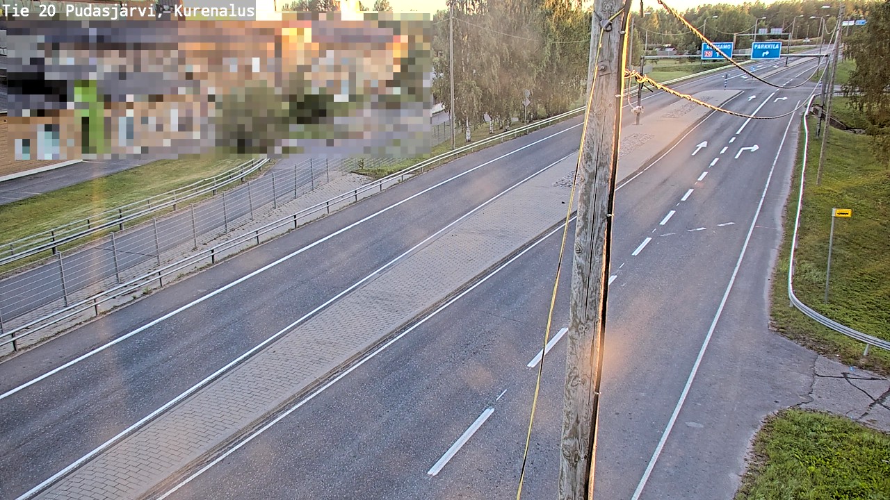 Kelikamerat Kuva Tie 20 Pudasjärvi, Kurenalus, Pudasjärvi, Pohjois-Pohjanmaa