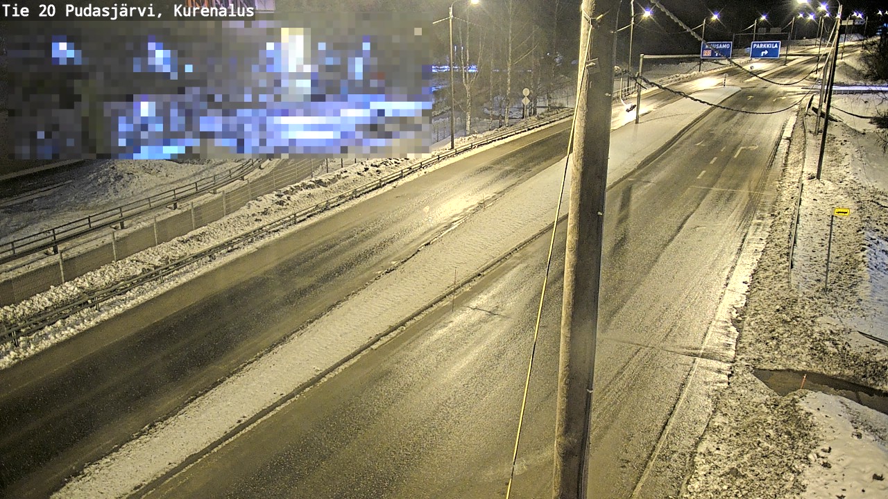 Kelikamerat Kuva Tie 20 Pudasjärvi, Kurenalus, Pudasjärvi, Pohjois-Pohjanmaa