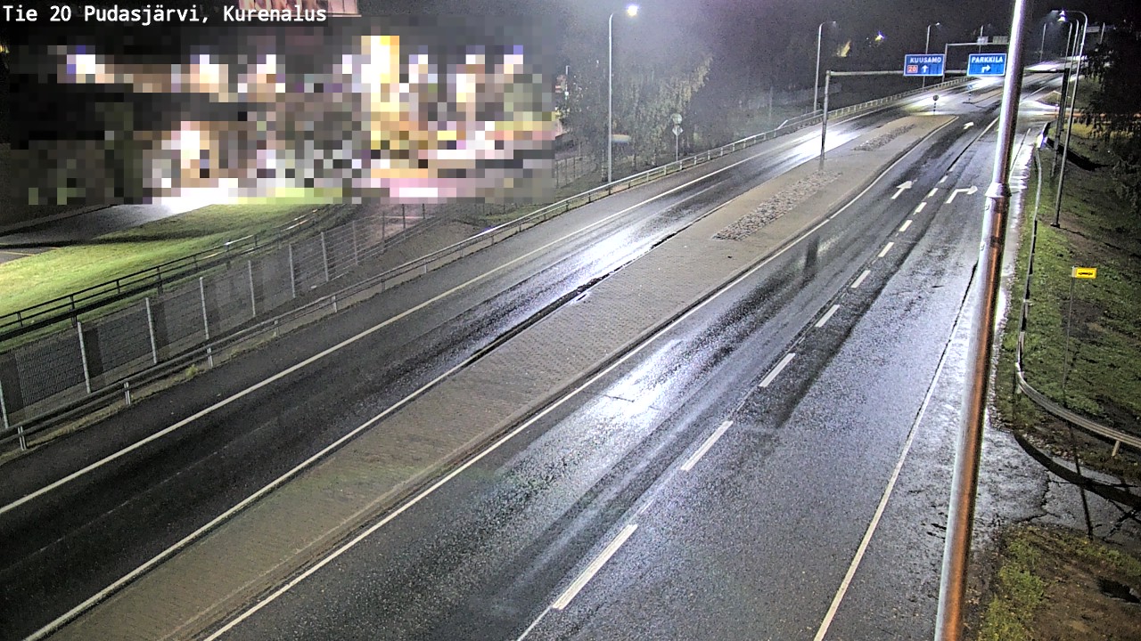 Weather Camera Image Väg 20Pudasjärvi, Kurenalus, Pudasjärvi, Pohjois-Pohjanmaa
