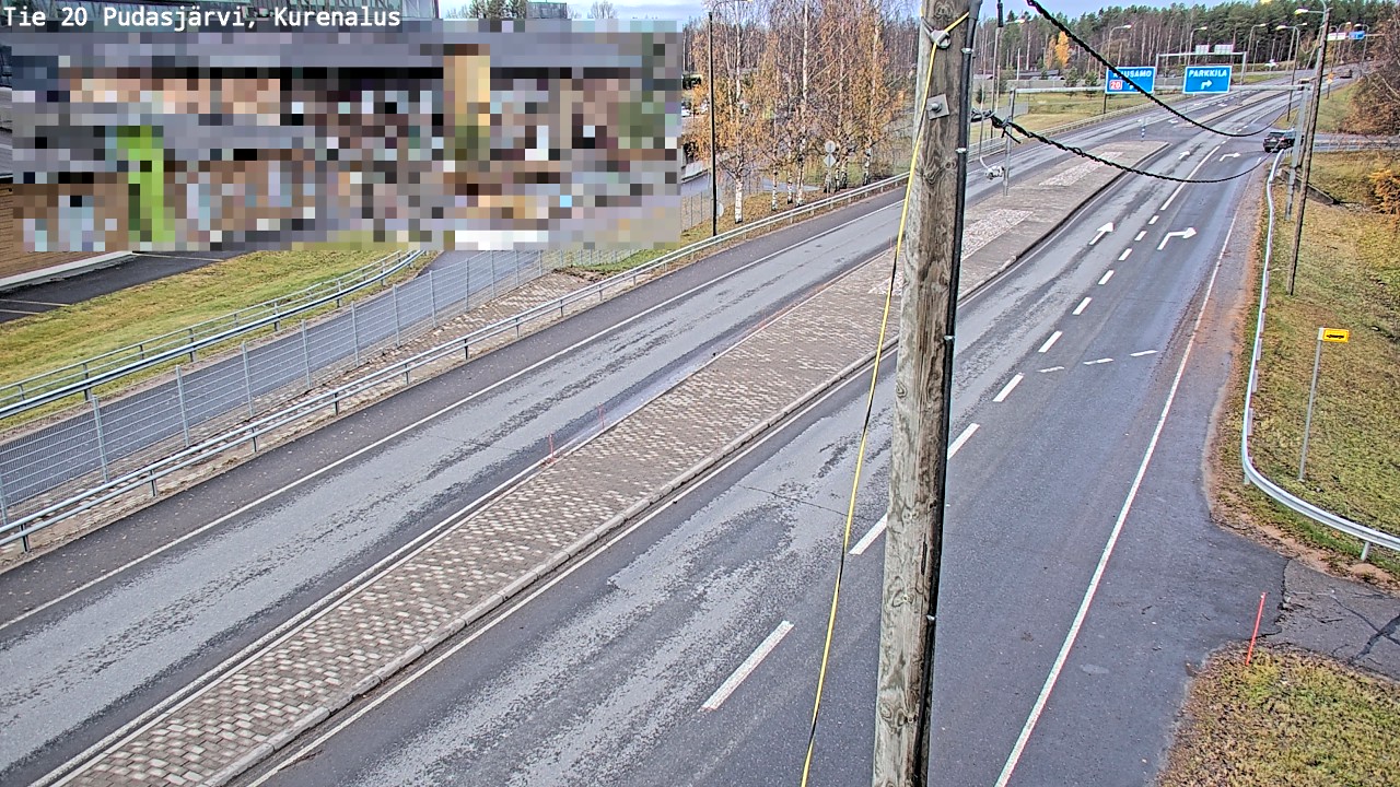 Kelikamerat Kuva Tie 20 Pudasjärvi, Kurenalus, Pudasjärvi, Pohjois-Pohjanmaa