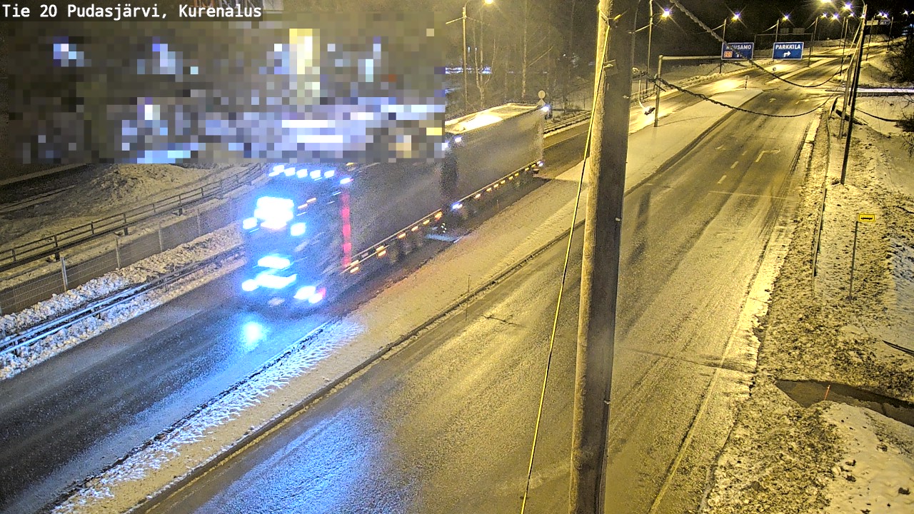 Kelikamerat Kuva Tie 20 Pudasjärvi, Kurenalus, Pudasjärvi, Pohjois-Pohjanmaa