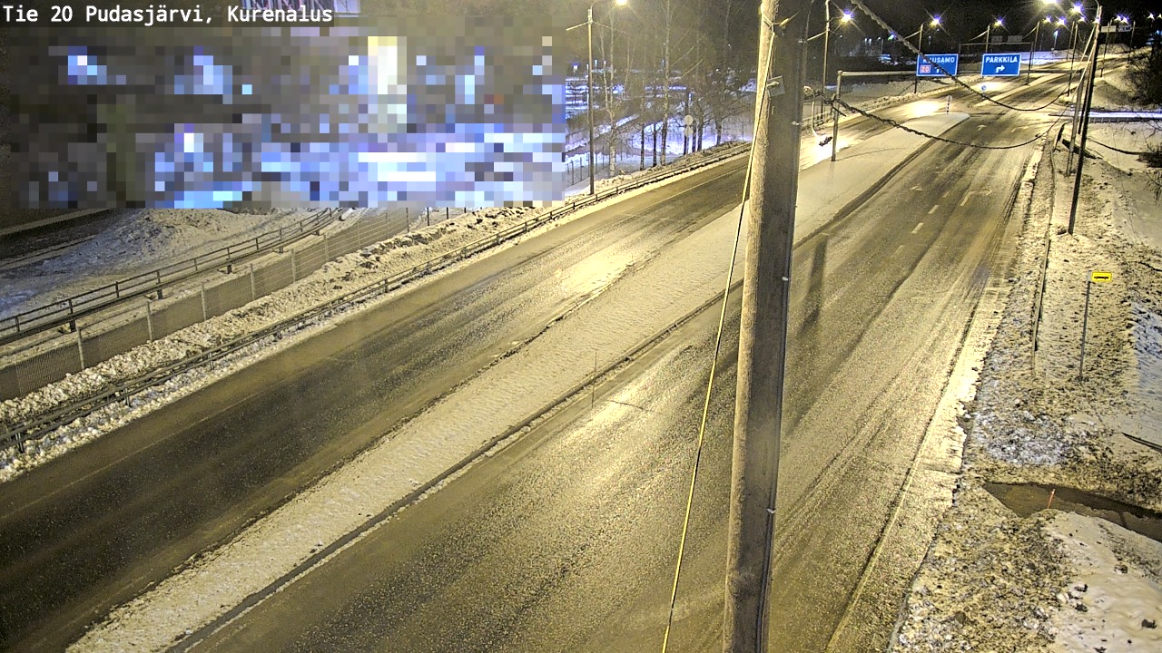 Kelikamerat Kuva Tie 20 Pudasjärvi, Kurenalus, Pudasjärvi, Pohjois-Pohjanmaa