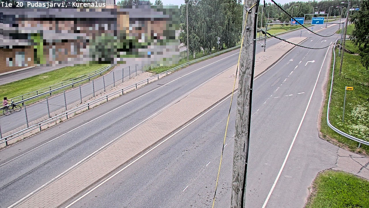 Kelikamerat Kuva Tie 20 Pudasjärvi, Kurenalus, Pudasjärvi, Pohjois-Pohjanmaa
