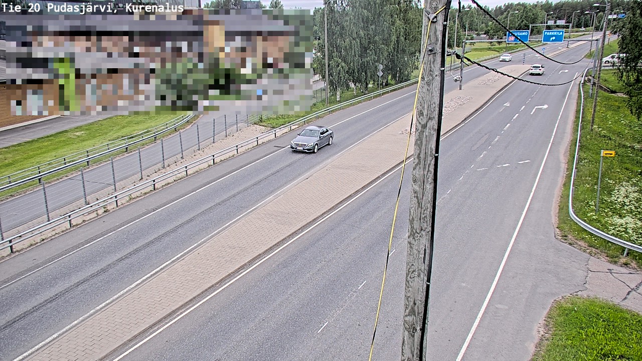 Weather Camera Image Väg 20Pudasjärvi, Kurenalus, Pudasjärvi, Pohjois-Pohjanmaa