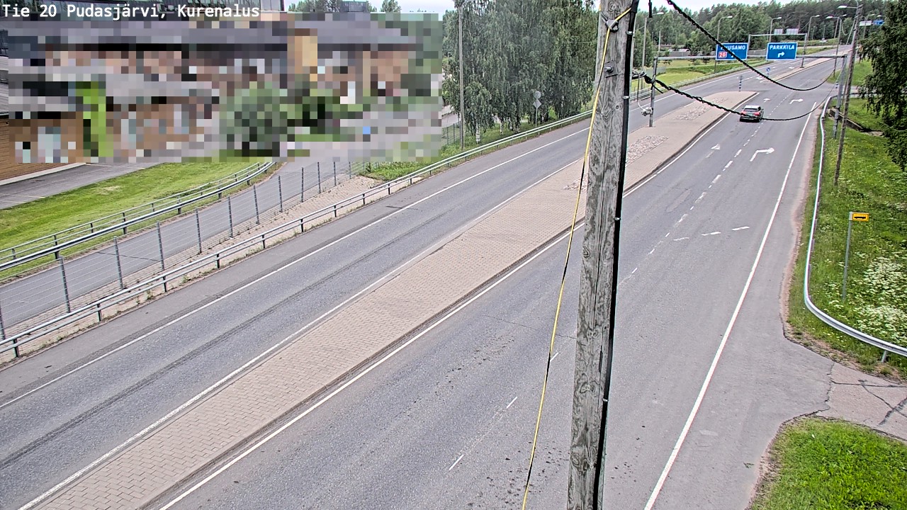 Kelikamerat Kuva Tie 20 Pudasjärvi, Kurenalus, Pudasjärvi, Pohjois-Pohjanmaa