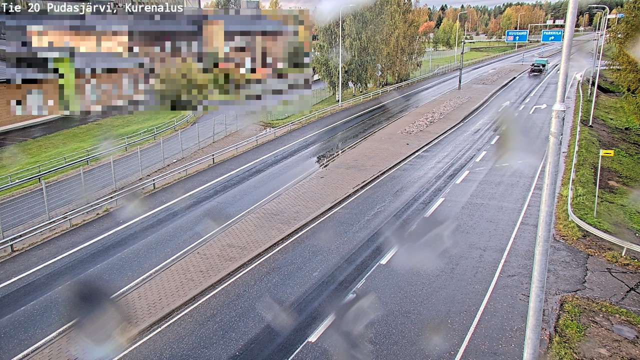 Weather Camera Image Väg 20Pudasjärvi, Kurenalus, Pudasjärvi, Pohjois-Pohjanmaa