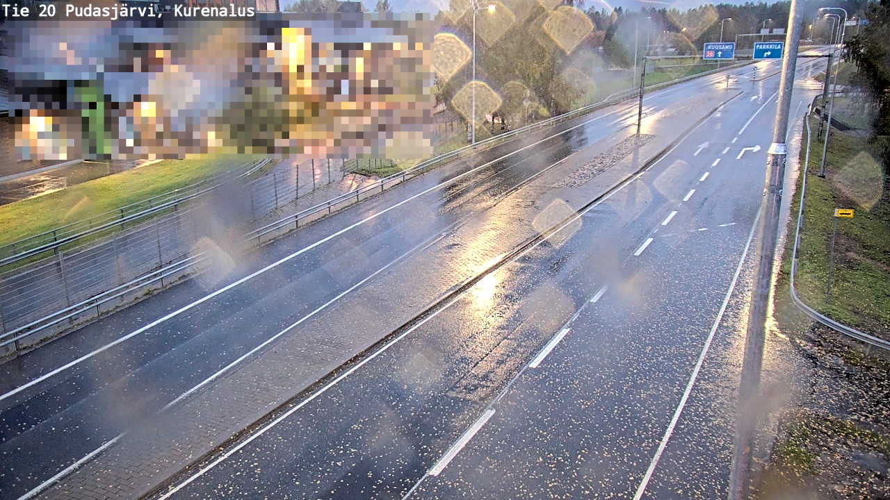 Weather Camera Image Väg 20Pudasjärvi, Kurenalus, Pudasjärvi, Pohjois-Pohjanmaa