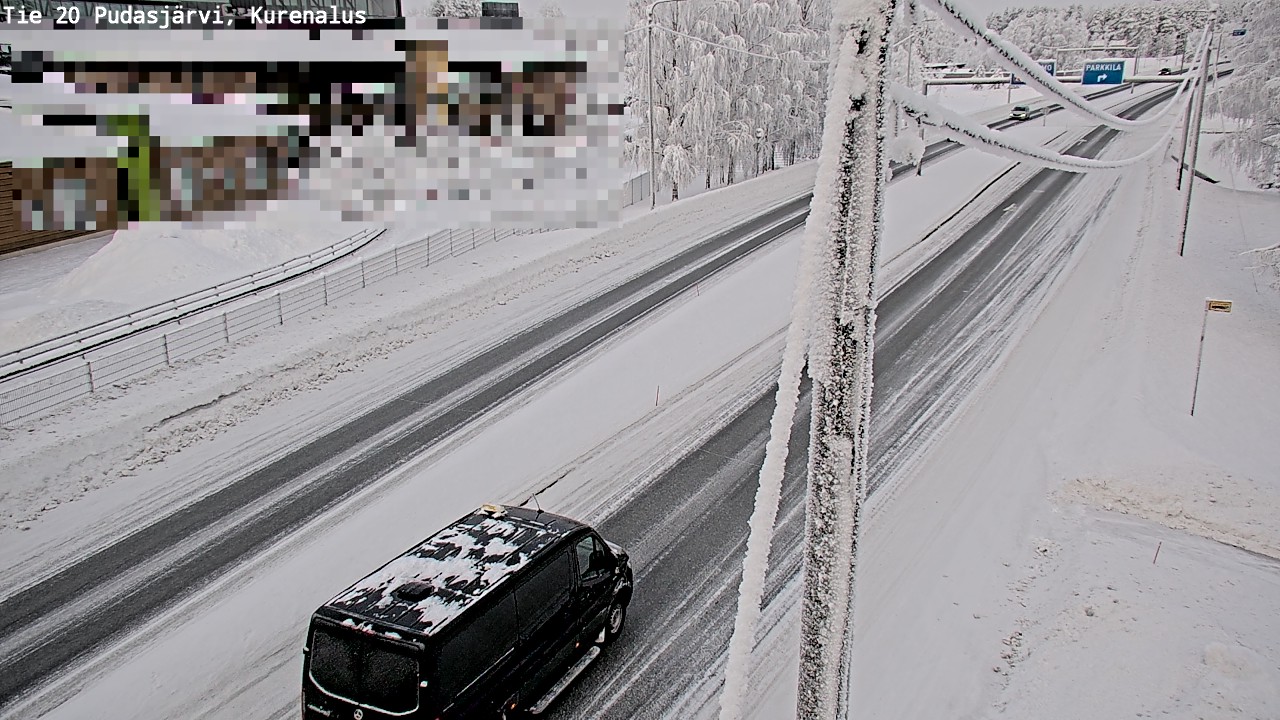 Kelikamerat Kuva Tie 20 Pudasjärvi, Kurenalus, Pudasjärvi, Pohjois-Pohjanmaa