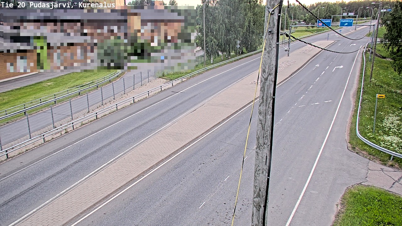 Kelikamerat Kuva Tie 20 Pudasjärvi, Kurenalus, Pudasjärvi, Pohjois-Pohjanmaa