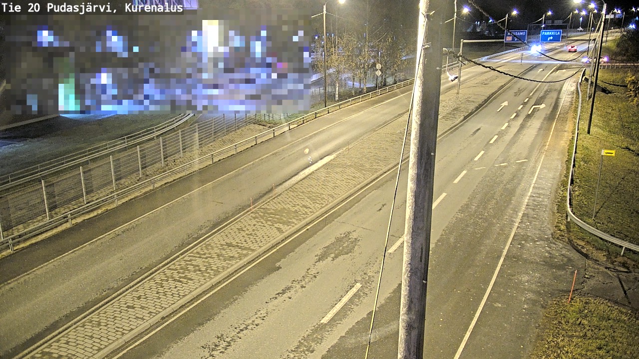 Kelikamerat Kuva Tie 20 Pudasjärvi, Kurenalus, Pudasjärvi, Pohjois-Pohjanmaa