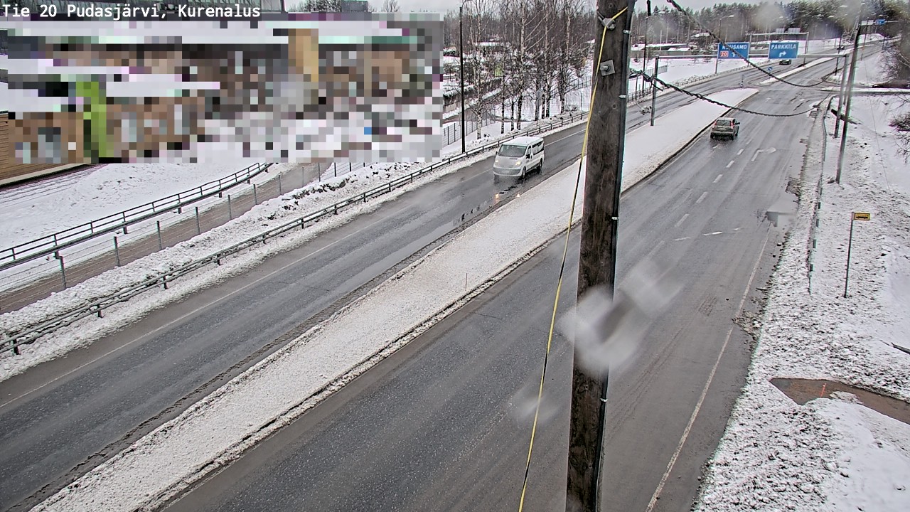 Kelikamerat Kuva Tie 20 Pudasjärvi, Kurenalus, Pudasjärvi, Pohjois-Pohjanmaa