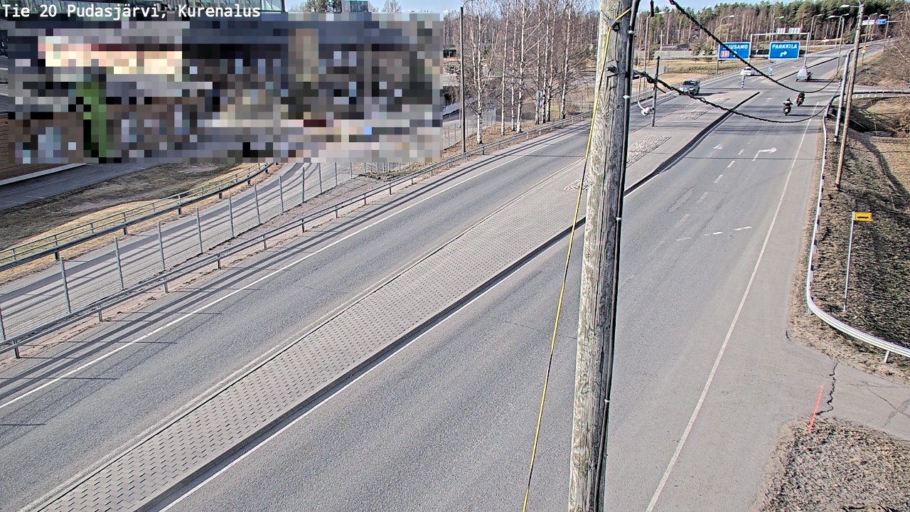 Kelikamerat Kuva Tie 20 Pudasjärvi, Kurenalus, Pudasjärvi, Pohjois-Pohjanmaa