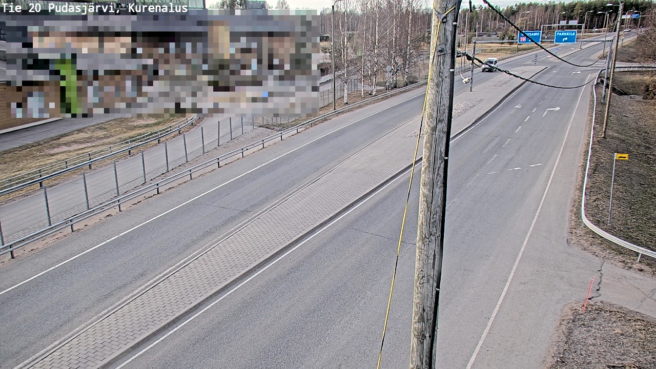 Kelikamerat Kuva Tie 20 Pudasjärvi, Kurenalus, Pudasjärvi, Pohjois-Pohjanmaa