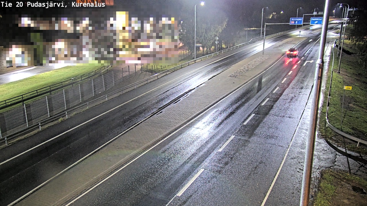 Weather Camera Image Väg 20Pudasjärvi, Kurenalus, Pudasjärvi, Pohjois-Pohjanmaa