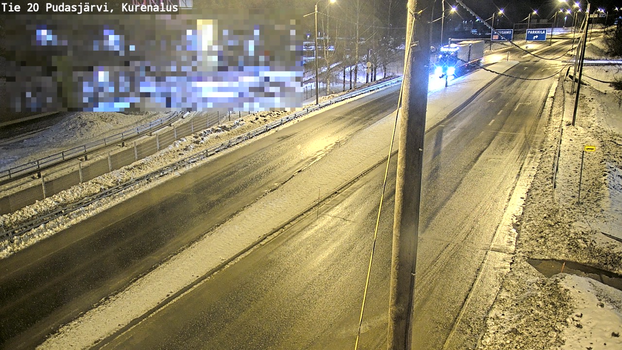 Kelikamerat Kuva Tie 20 Pudasjärvi, Kurenalus, Pudasjärvi, Pohjois-Pohjanmaa