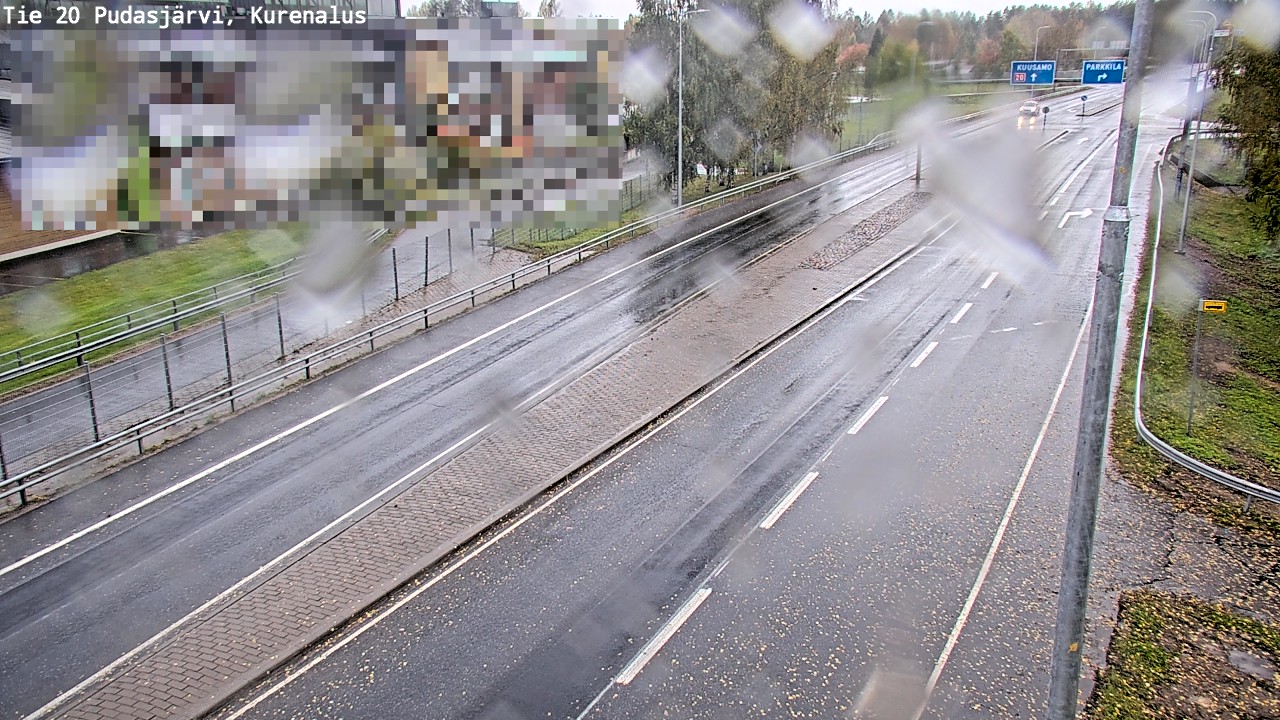 Weather Camera Image Väg 20Pudasjärvi, Kurenalus, Pudasjärvi, Pohjois-Pohjanmaa