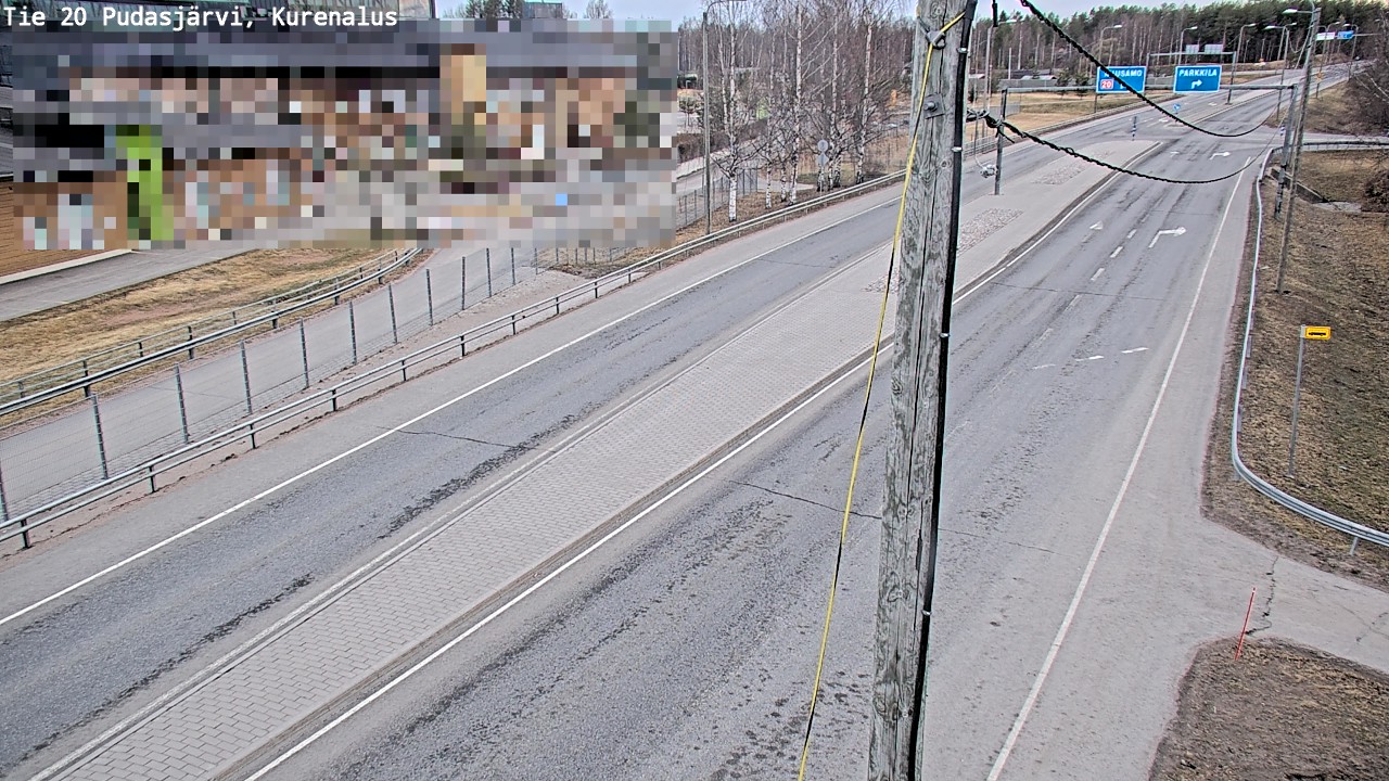 Kelikamerat Kuva Tie 20 Pudasjärvi, Kurenalus, Pudasjärvi, Pohjois-Pohjanmaa