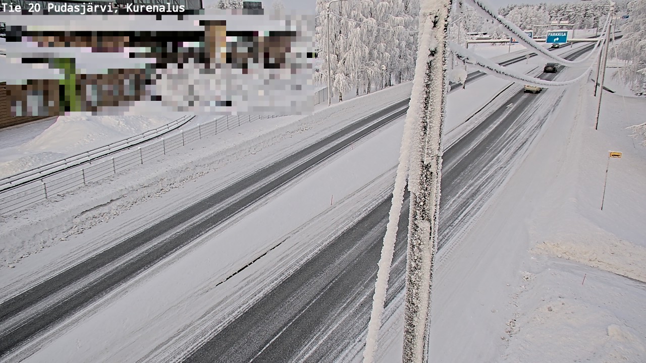 Kelikamerat Kuva Tie 20 Pudasjärvi, Kurenalus, Pudasjärvi, Pohjois-Pohjanmaa