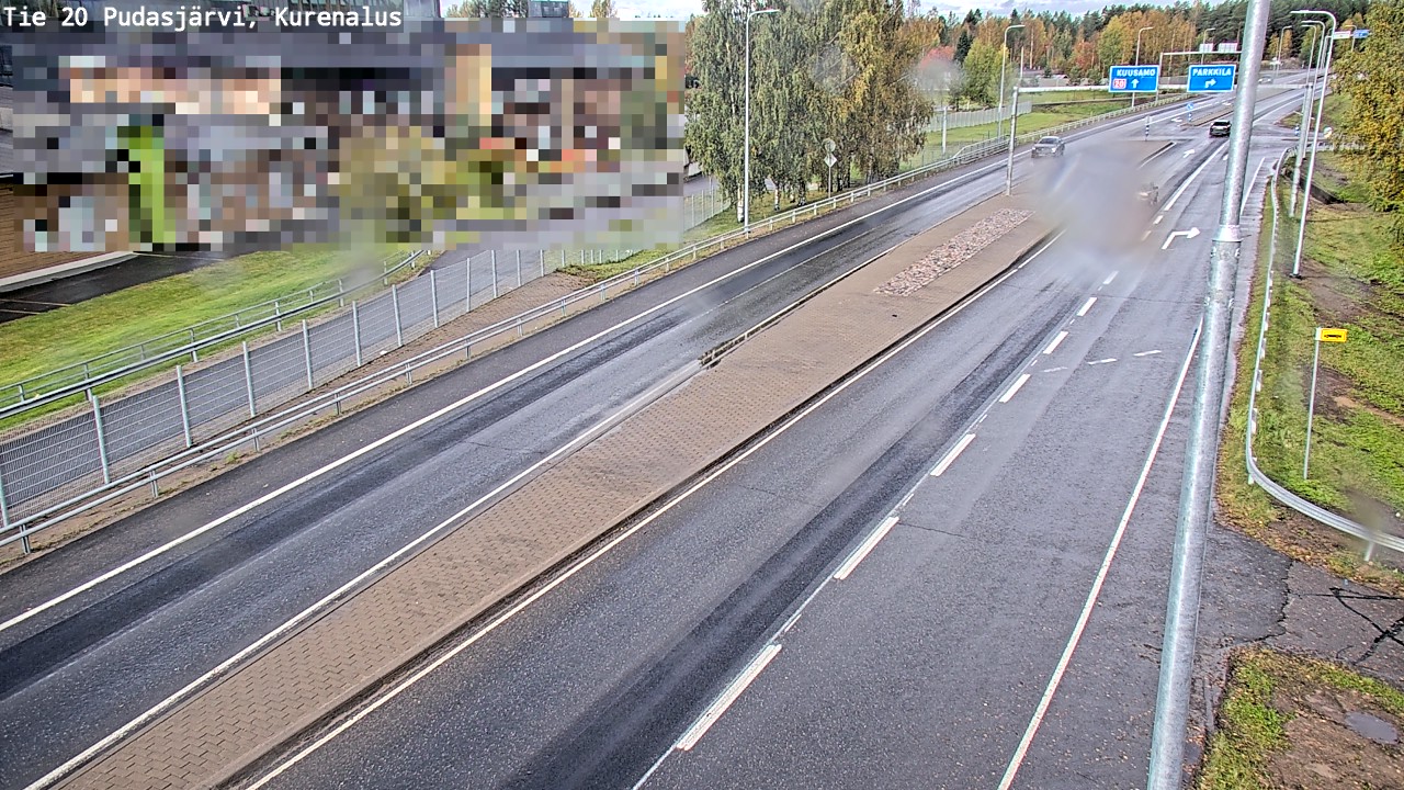 Weather Camera Image Väg 20Pudasjärvi, Kurenalus, Pudasjärvi, Pohjois-Pohjanmaa