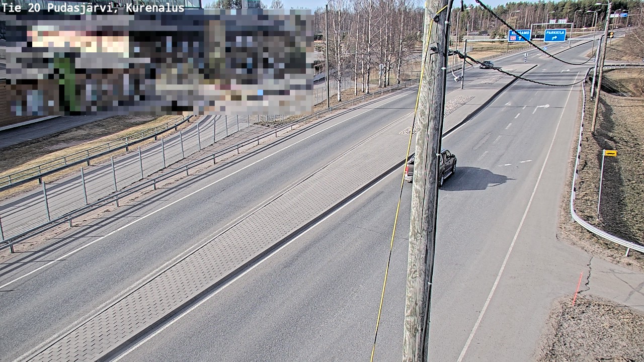 Kelikamerat Kuva Tie 20 Pudasjärvi, Kurenalus, Pudasjärvi, Pohjois-Pohjanmaa