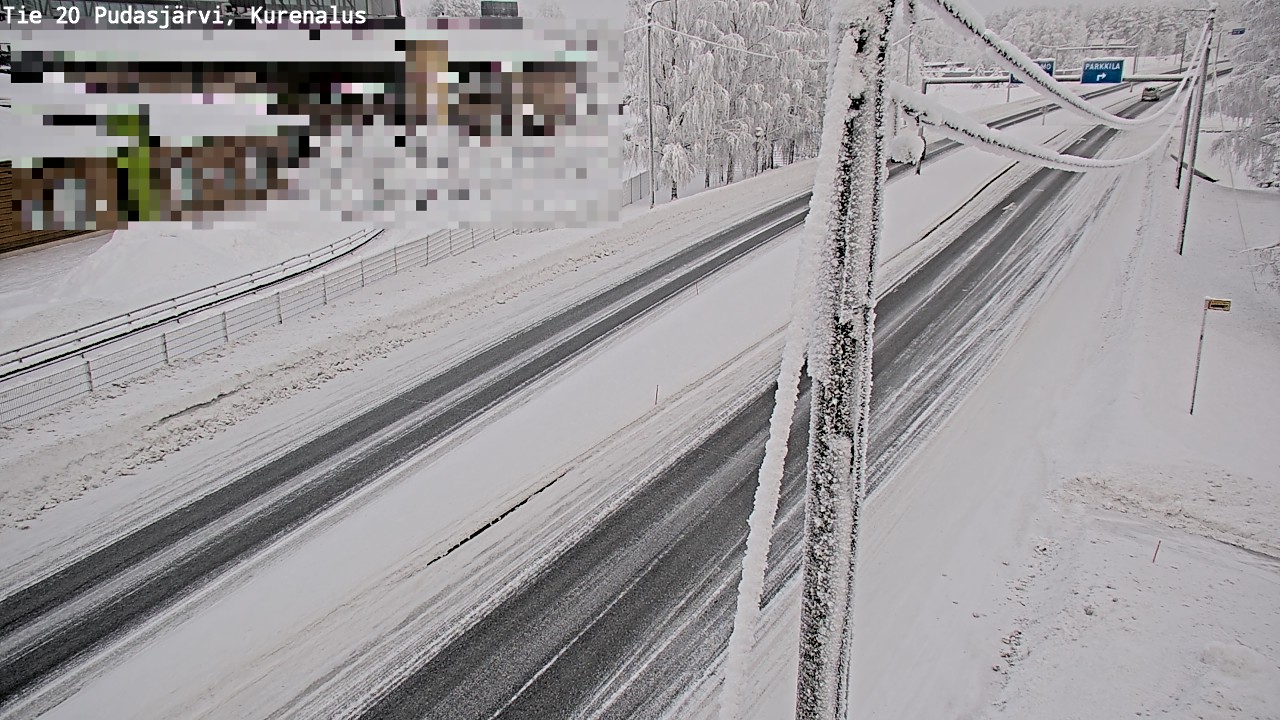 Kelikamerat Kuva Tie 20 Pudasjärvi, Kurenalus, Pudasjärvi, Pohjois-Pohjanmaa