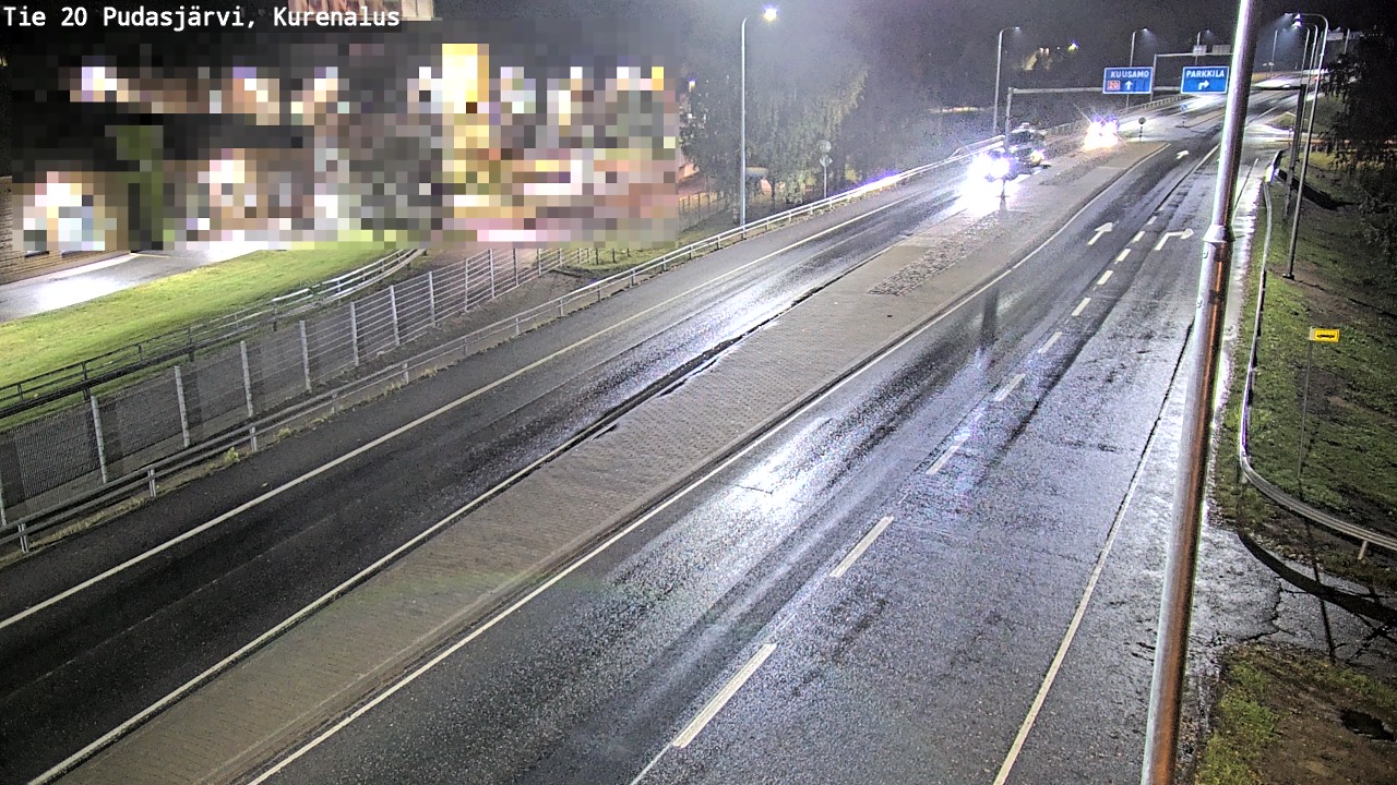 Weather Camera Image Väg 20Pudasjärvi, Kurenalus, Pudasjärvi, Pohjois-Pohjanmaa