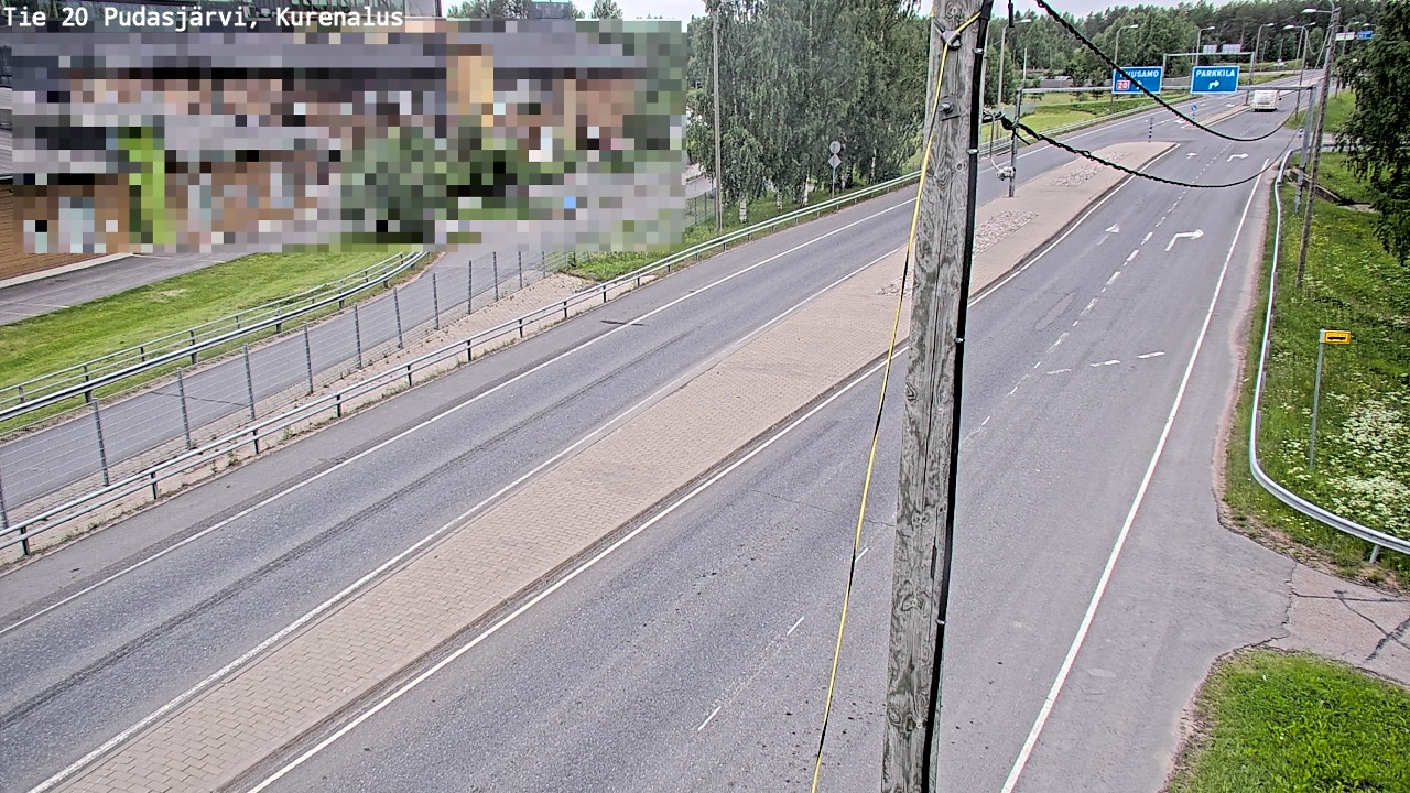 Kelikamerat Kuva Tie 20 Pudasjärvi, Kurenalus, Pudasjärvi, Pohjois-Pohjanmaa