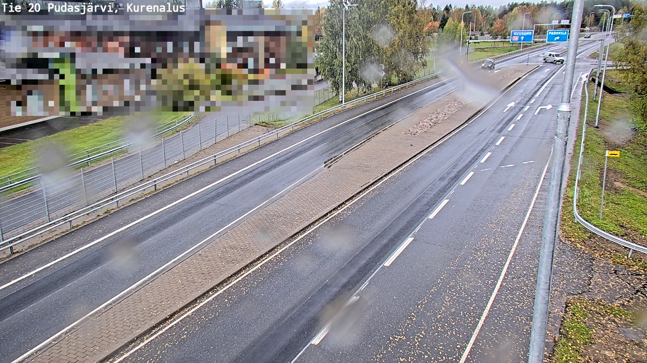 Weather Camera Image Väg 20Pudasjärvi, Kurenalus, Pudasjärvi, Pohjois-Pohjanmaa