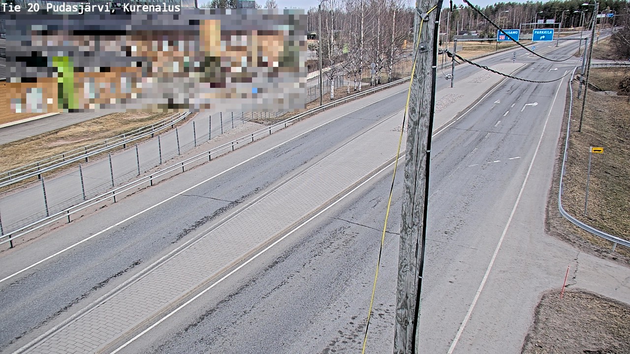 Kelikamerat Kuva Tie 20 Pudasjärvi, Kurenalus, Pudasjärvi, Pohjois-Pohjanmaa