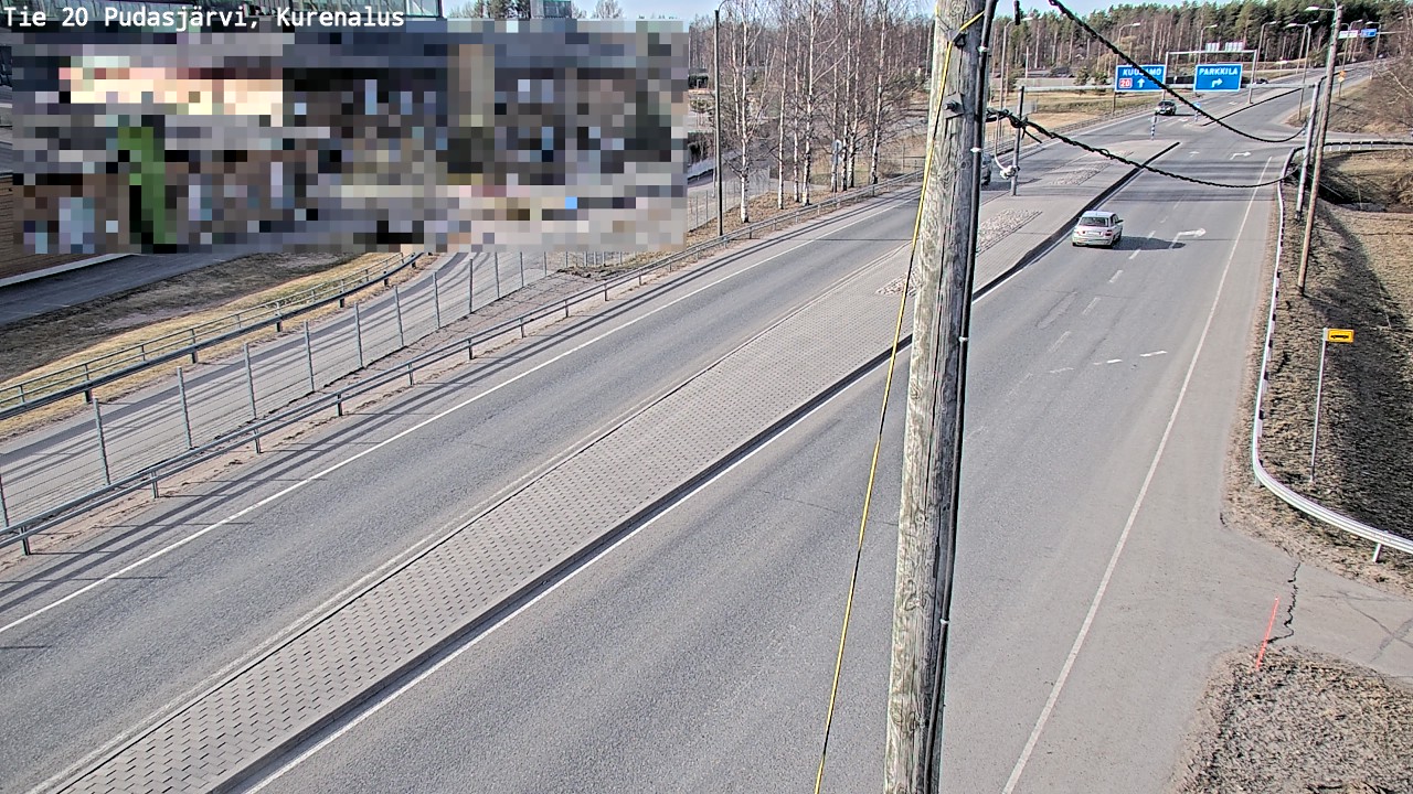 Kelikamerat Kuva Tie 20 Pudasjärvi, Kurenalus, Pudasjärvi, Pohjois-Pohjanmaa