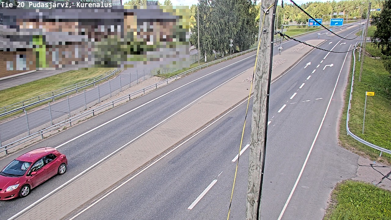 Kelikamerat Kuva Tie 20 Pudasjärvi, Kurenalus, Pudasjärvi, Pohjois-Pohjanmaa