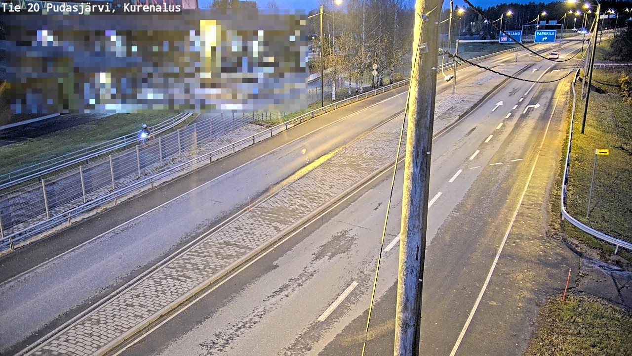 Kelikamerat Kuva Tie 20 Pudasjärvi, Kurenalus, Pudasjärvi, Pohjois-Pohjanmaa