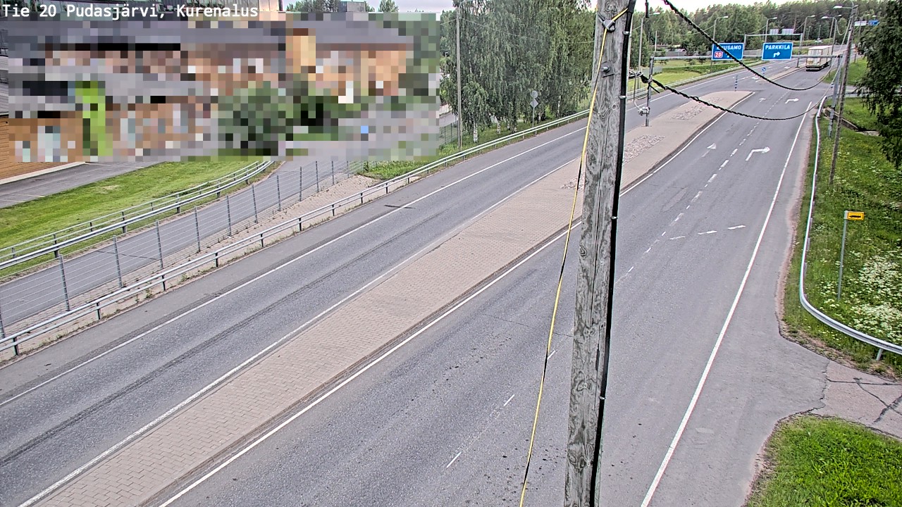 Kelikamerat Kuva Tie 20 Pudasjärvi, Kurenalus, Pudasjärvi, Pohjois-Pohjanmaa
