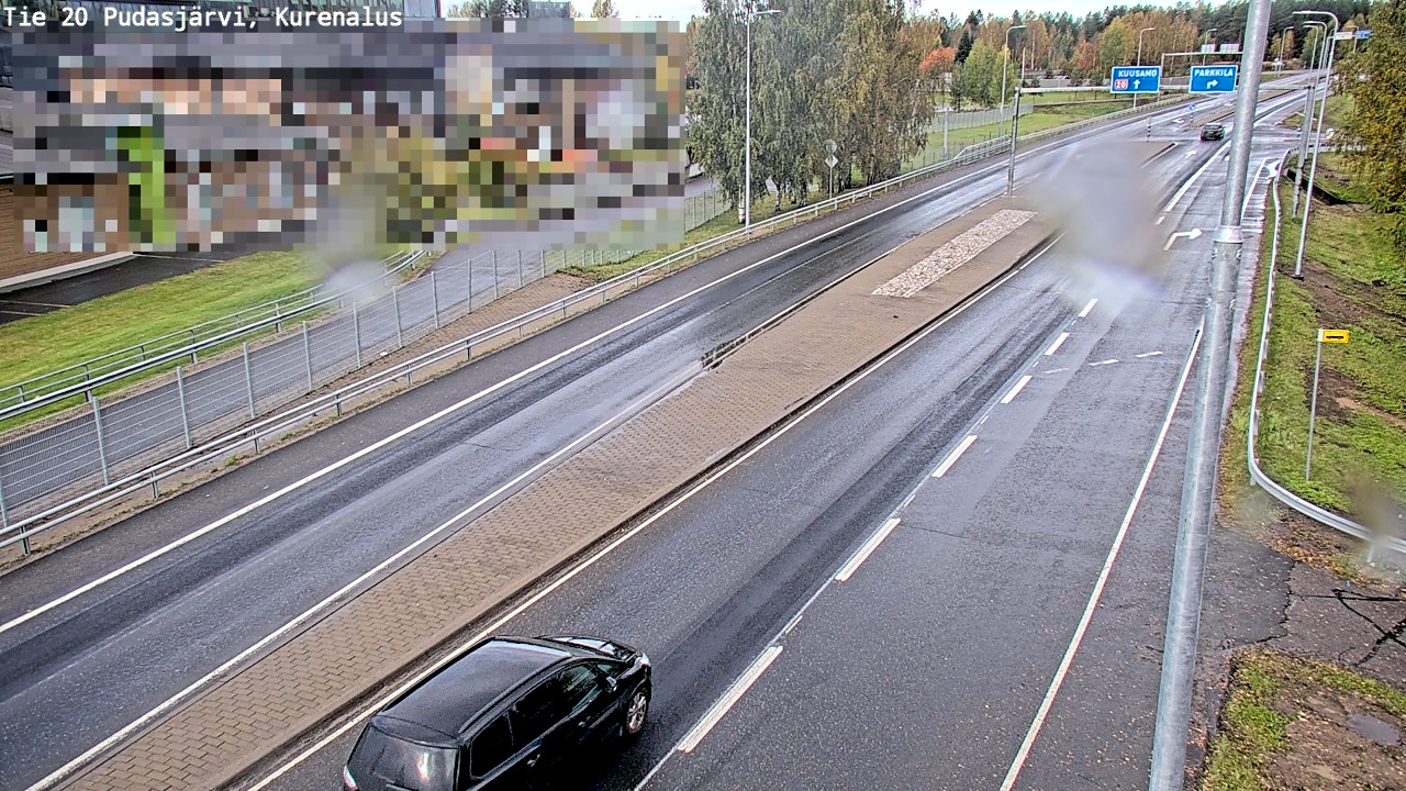 Weather Camera Image Väg 20Pudasjärvi, Kurenalus, Pudasjärvi, Pohjois-Pohjanmaa