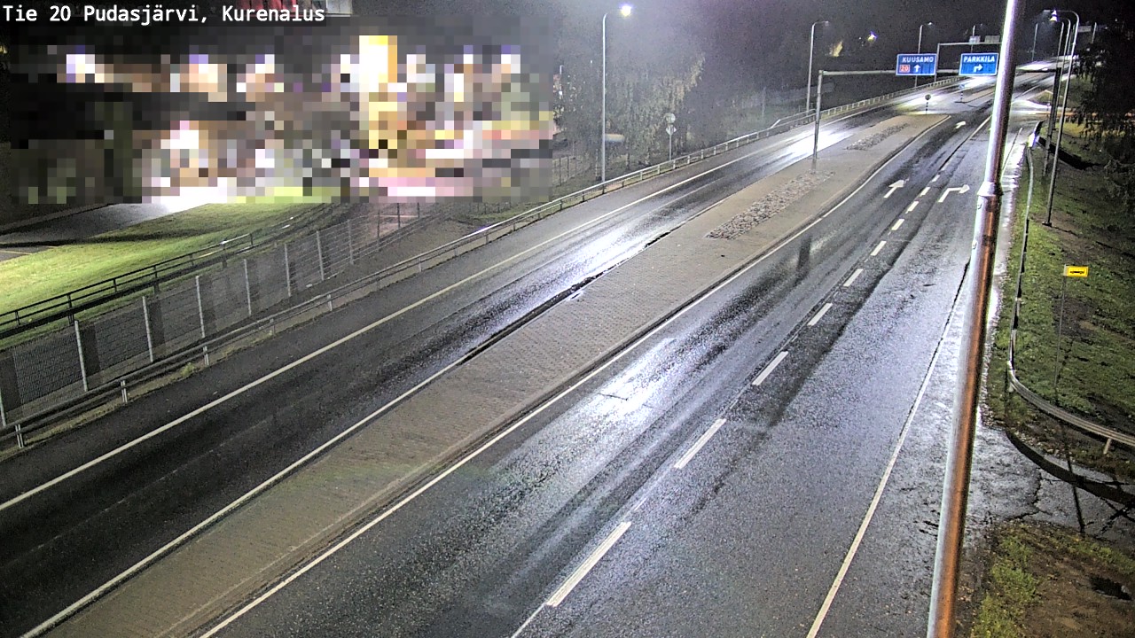 Weather Camera Image Väg 20Pudasjärvi, Kurenalus, Pudasjärvi, Pohjois-Pohjanmaa