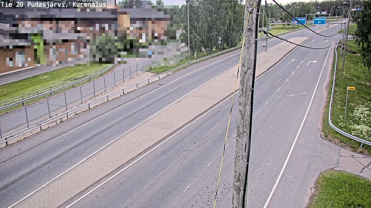 Kelikamerat Kuva Tie 20 Pudasjärvi, Kurenalus, Pudasjärvi, Pohjois-Pohjanmaa