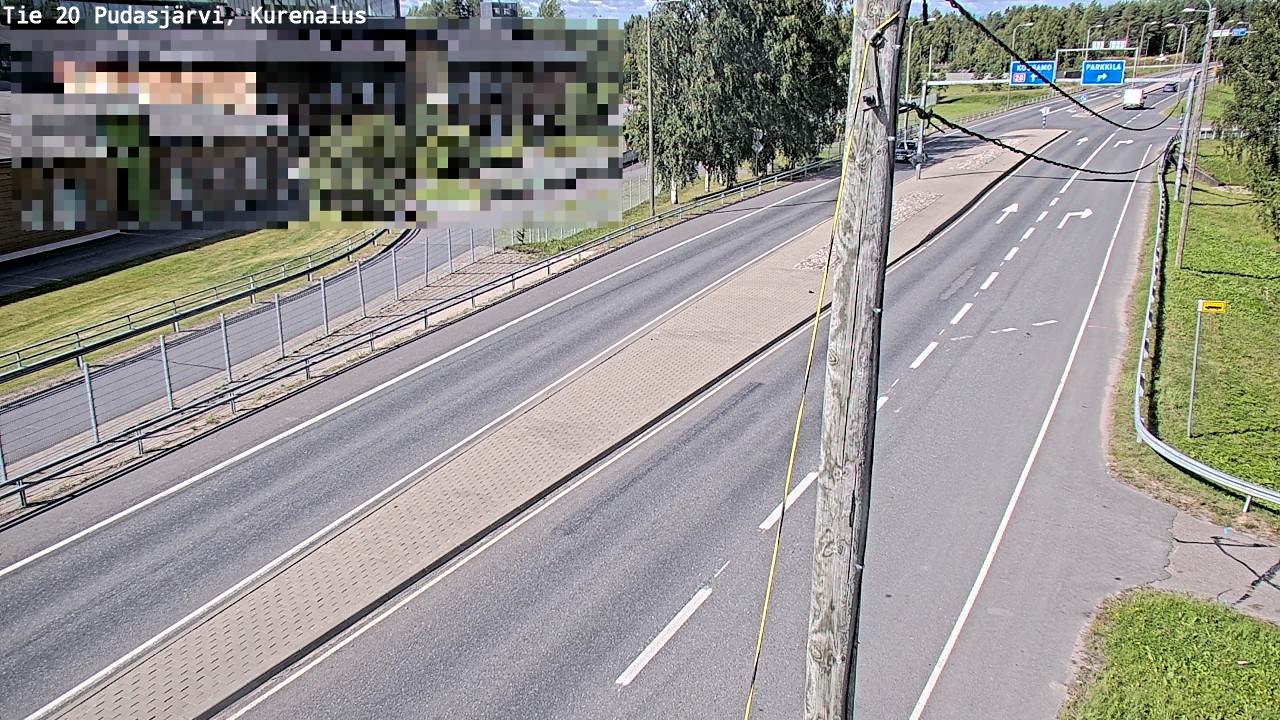 Kelikamerat Kuva Tie 20 Pudasjärvi, Kurenalus, Pudasjärvi, Pohjois-Pohjanmaa