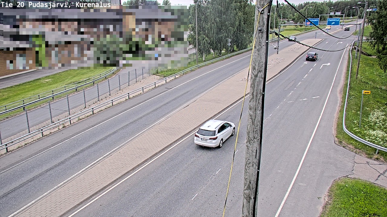 Kelikamerat Kuva Tie 20 Pudasjärvi, Kurenalus, Pudasjärvi, Pohjois-Pohjanmaa