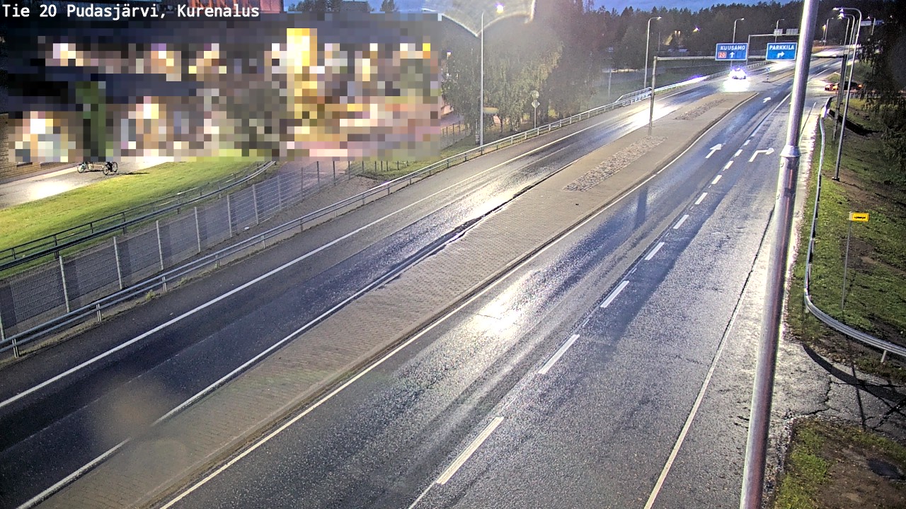 Weather Camera Image Väg 20Pudasjärvi, Kurenalus, Pudasjärvi, Pohjois-Pohjanmaa