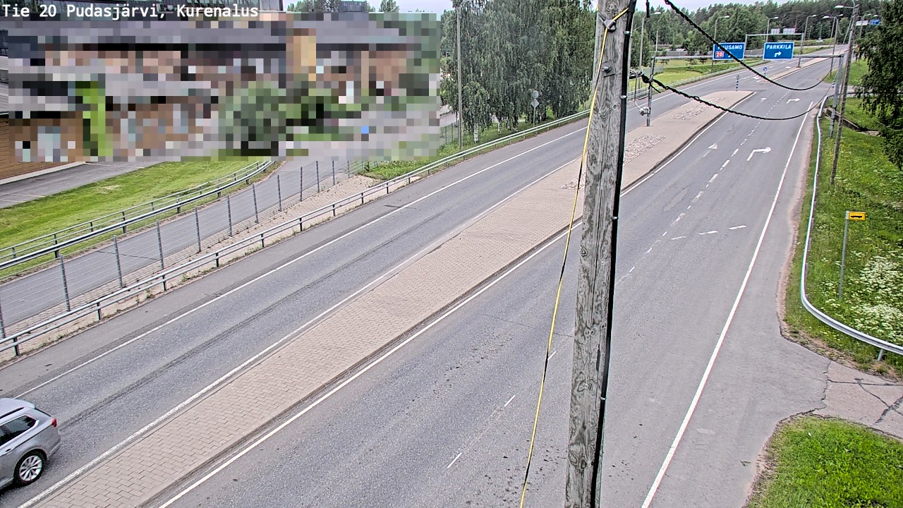 Kelikamerat Kuva Tie 20 Pudasjärvi, Kurenalus, Pudasjärvi, Pohjois-Pohjanmaa