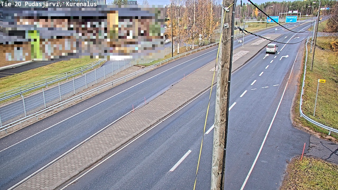 Kelikamerat Kuva Tie 20 Pudasjärvi, Kurenalus, Pudasjärvi, Pohjois-Pohjanmaa