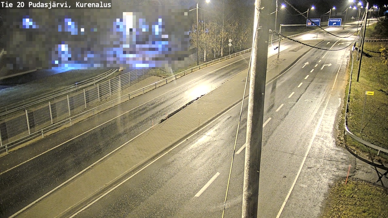 Kelikamerat Kuva Tie 20 Pudasjärvi, Kurenalus, Pudasjärvi, Pohjois-Pohjanmaa