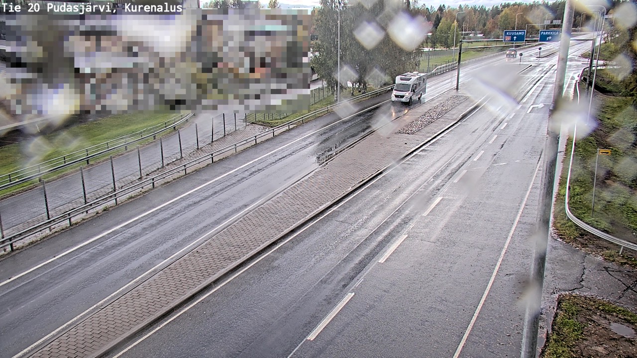 Weather Camera Image Väg 20Pudasjärvi, Kurenalus, Pudasjärvi, Pohjois-Pohjanmaa