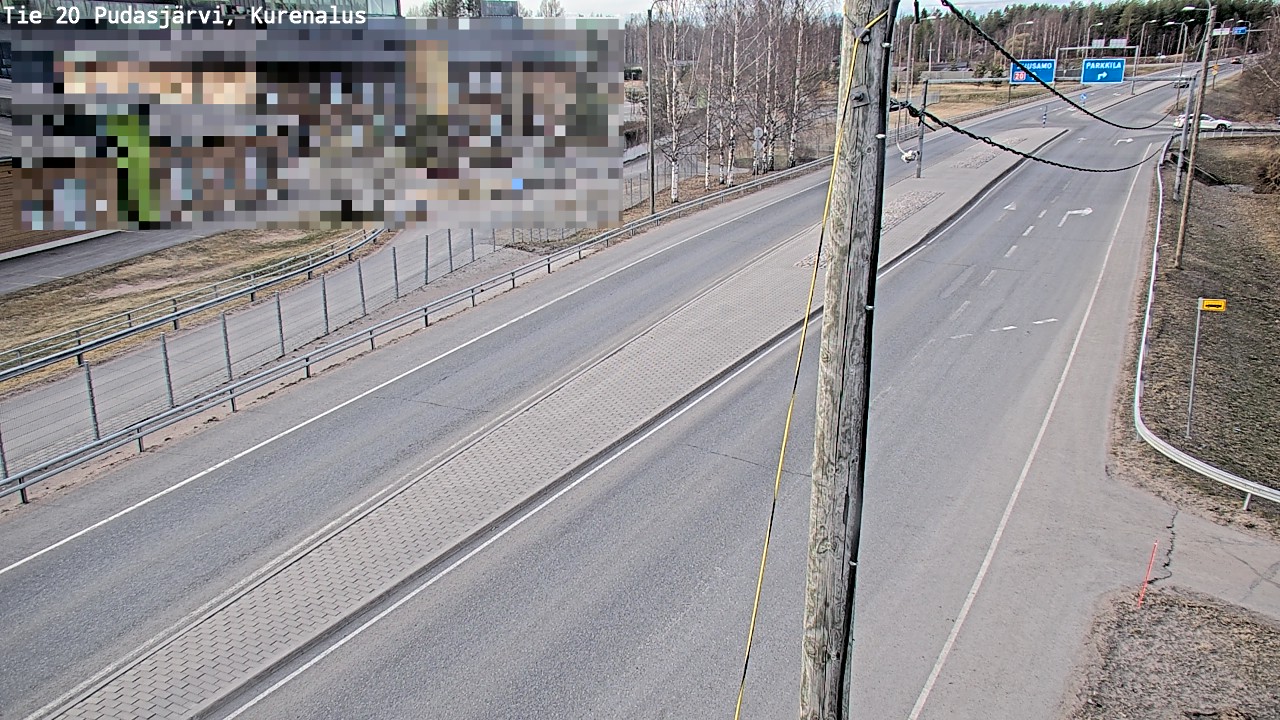 Kelikamerat Kuva Tie 20 Pudasjärvi, Kurenalus, Pudasjärvi, Pohjois-Pohjanmaa
