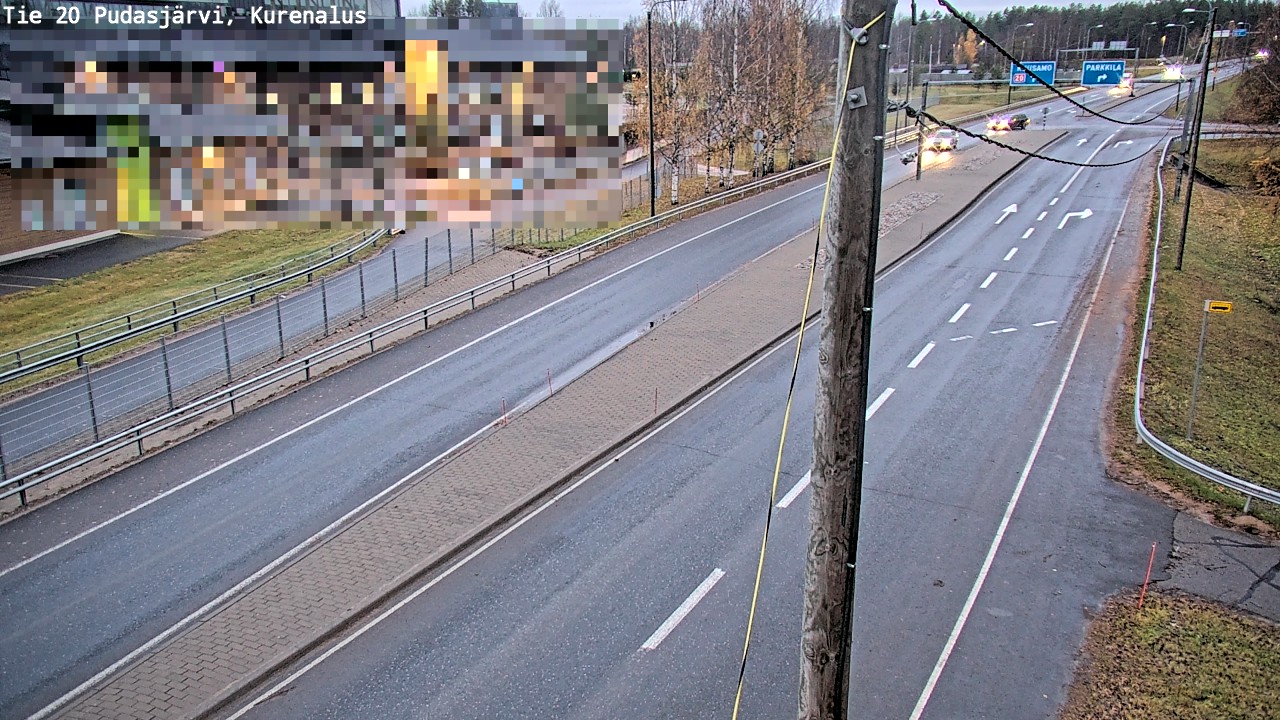 Kelikamerat Kuva Tie 20 Pudasjärvi, Kurenalus, Pudasjärvi, Pohjois-Pohjanmaa