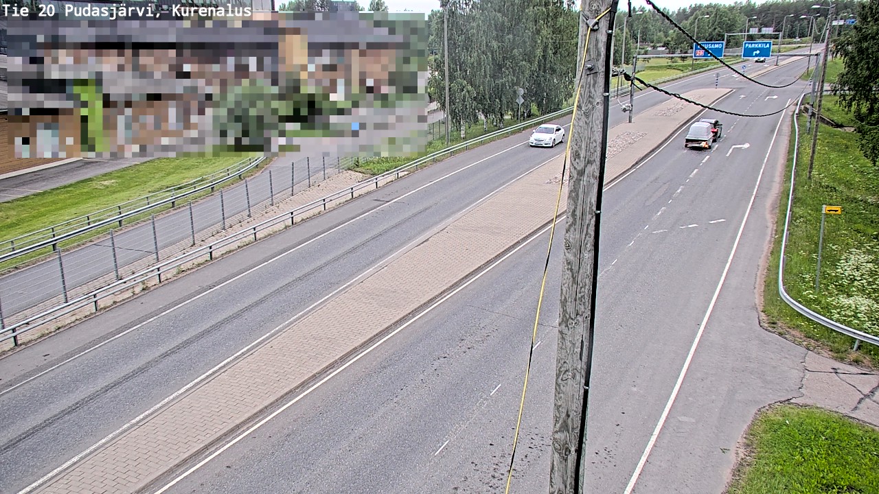 Kelikamerat Kuva Tie 20 Pudasjärvi, Kurenalus, Pudasjärvi, Pohjois-Pohjanmaa