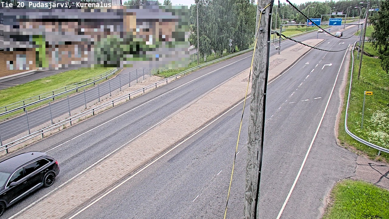 Kelikamerat Kuva Tie 20 Pudasjärvi, Kurenalus, Pudasjärvi, Pohjois-Pohjanmaa